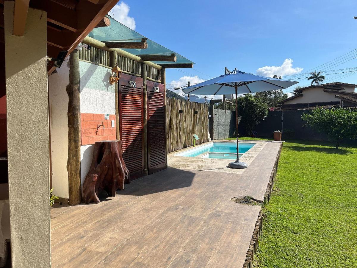 Casa Piscina Jardim Ubatuba Villa Eksteriør billede