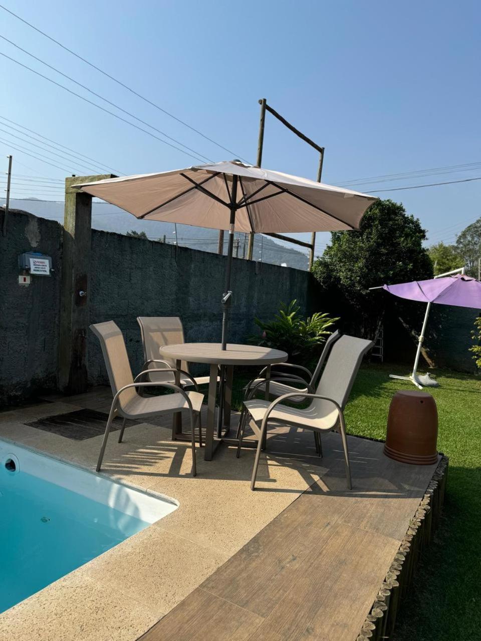 Casa Piscina Jardim Ubatuba Villa Eksteriør billede