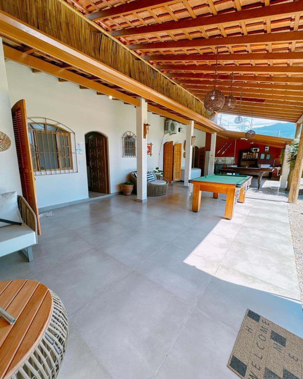 Casa Piscina Jardim Ubatuba Villa Eksteriør billede