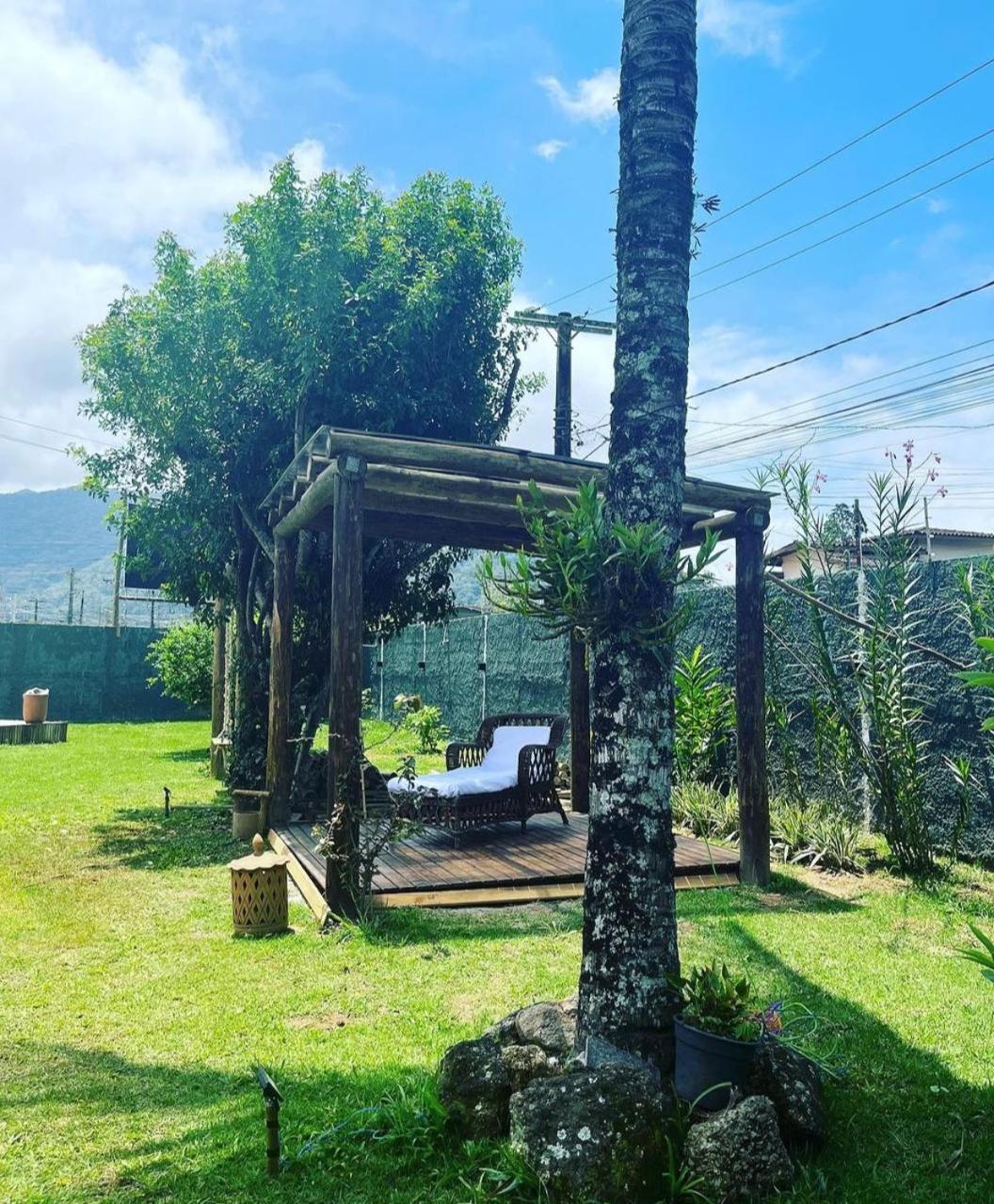 Casa Piscina Jardim Ubatuba Villa Eksteriør billede
